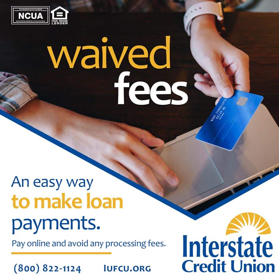 For more information, call Interstate Credit Union (800)822-1124!