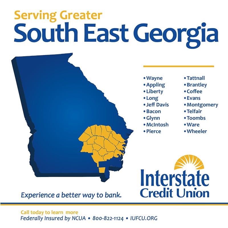 Interstate Credit Union Map Graphic Image